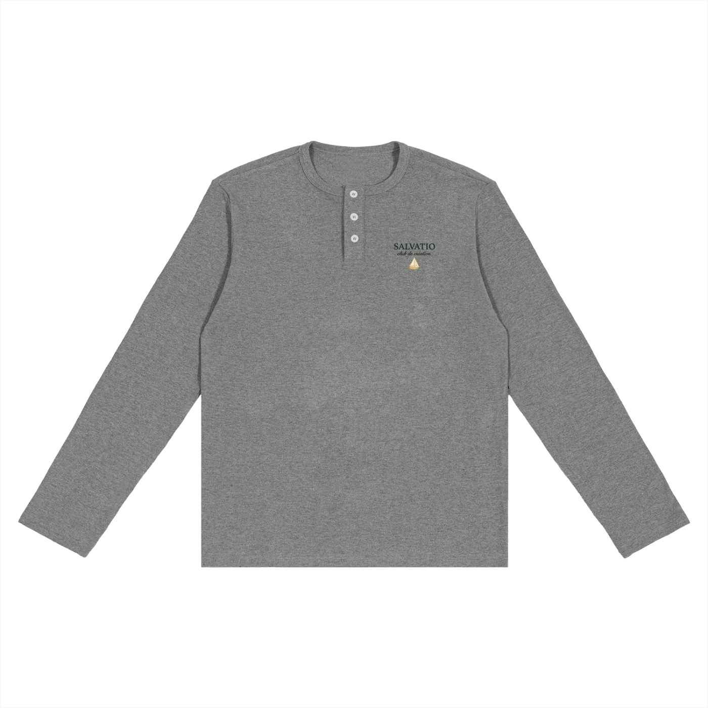 Long Sleeve Henley T-Shirt